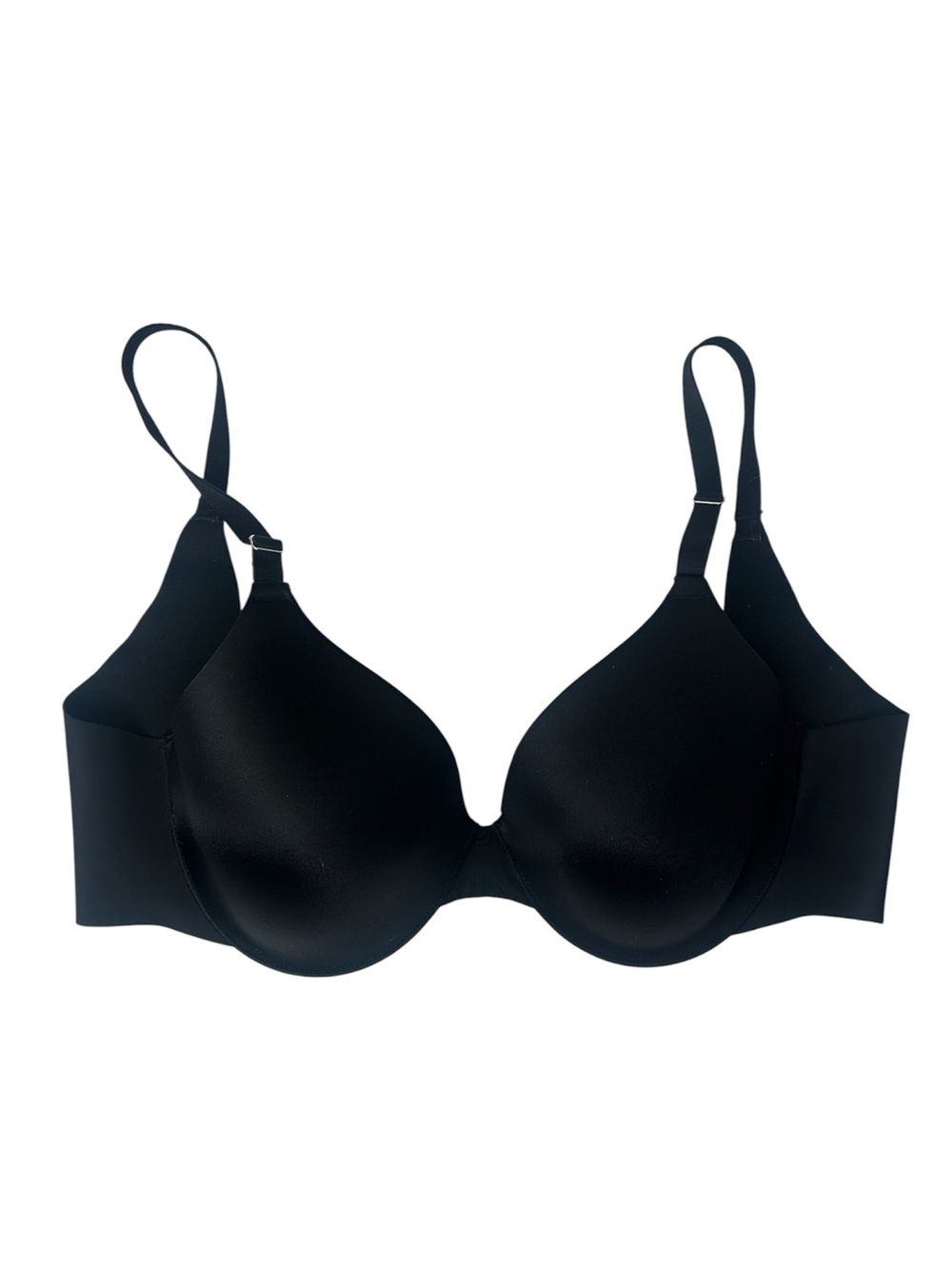 Soma Classic Black Seamless Bra 32D - vanishing back full coverage